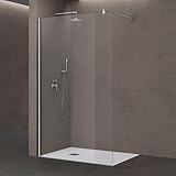 doporro Luxus Duschwand für Dusche Duschabtrennung 100x200cm Walk-In Dusche...