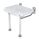 Duschklappsitz Für Wandmontage, Weytoll Duschstuh mit Stützfüßen,...