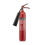 Smartwares CO2-Feuerlöscher - 2 kg - für A- & C-Feuer - Geeignet für...