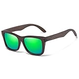 WJIAYAO Sonnenbrille Natürliche Bambus-Holz-Sonnenbrille, handgefertigt,...