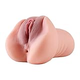 Realistischer Masturbator - Muschi und Anus - 17cm Taschenmuschi aus Silikon/TPE...