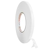 KLEBESHOP24 Doppelseitiges Klebeband - transparent & dünn - extra stark -...