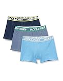 JACK&JONES Herren JACKAYO Trunks 3 Pack Boxershorts, Vintage Indigo/Pack:Pacific...