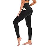 TNNZEET High Waist Leggings Damen Schwarz Leggins Blickdicht für Sport Gym,...