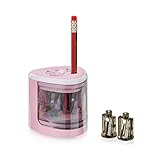Peach PO102 elektrischer universal Anspitzer | inkl. Ersatzteile | für alle...