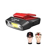 klarus HC3 LED Clip On Cap Leicht Cap Light Kopflampe Stirnlampe, USB C,Weiss...