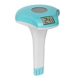 TFA Dostmann Digitales Solar Poolthermometer 30.2033.20, Befestigungsleine...