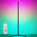 YOSION RGB LED Stehlampe, Eckstehlampe Musik Sync Farbwechsel Dimmbar für das...