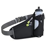 Flintronic Gürteltasche, Bauchtasche mit Flaschenhalter, Atmungsaktiv Sport...