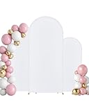 VEVOR Hochzeit Bogen, 3er-Set, Traubogen mit Gehäuseverbindung und...