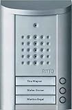 Ritto Entravox Türstation Audio für 3 Familienhaus - Beleuchtete Klingeltaste...