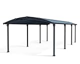 Palram Arcadia 8500 Carport Aluminium & Verzinkter Stahl 5x3,5 m, Überdachung,...