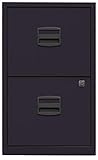 Bisley Home Hängeregistraturschrank PFA, 2 HR-Schubladen, Metall, 633 Schwarz,...