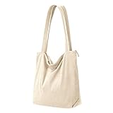 Tote Bag Damen Aesthetic,Shopper Tasche Damen Groß,Cord Tasche Beuteltasche...