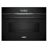 Siemens CM724G1B1, iQ700 Smarter Einbau-Kompaktbackofen mit Mikrowellenfunktion,...