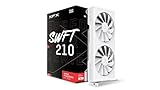 XFX Speedster SWFT210 Radeon RX 7600 Grafikkarte weiß mit 8GB GDDR6 HDMI 3xDP,...