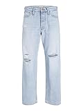 JACK & JONES Herren Jjieddie Jjcooper Am 168 Jeanshose, Blue Denim, 36W / 32L