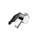 Jaimela Edelstahl Trillerpfeife, Whistle mit Abnehmbare Schnalle Schlüsselband,...
