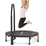 DH FitLife Fitness Indoor Trampolin klappbar ohne Installation | Ø102cm 40 Zoll...