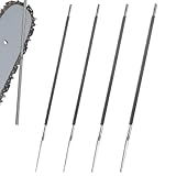 Kettensägenfeile, Kettensäge Rundfeile, 4 Stück Feilenset, Schärfwerkzeuge,...