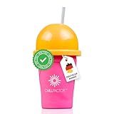 Magic Freez Slushy Maker – Tragbarer Slushy Becher aus Silikon mit 2-in-1...