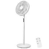 KLAMER Standventilator leise, stromsparender DC Standventilator mit...
