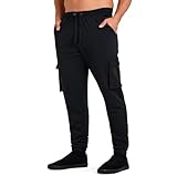 CityComfort Herren Jogginghose lang mit 4 Taschen, Jogging Cargohose,...