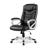 Superkancl Chefsessel BOSS, ergonomischer Bürostuhl bis 140 kg, Drehstuhl mit...