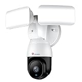 ctronics 2K 4MP Floodlight Cam PTZ Überwachungskamera Aussen WLAN IP Kamera...