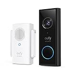 eufy Security Video Doorbell 2K HD Kabellose Sicherheitskamera mit Türklingel &...