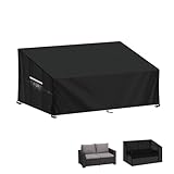 LAMUNI Gartenbank Abdeckung 2 Sitzer Gartensofa Schutzhülle mit...