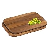Zassenhaus Frühstücksbrettchen Holz / 2er Set / 28 x 20 cm / aus nachhaltiger...