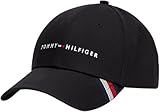 Tommy Hilfiger Herren Cap Cotton Basecap, Schwarz (Black), Einheitsgröße