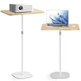 POLESTO Stehpult Höhenverstellbar Schreibtisch mit 46–120cm Laptop Ständer...