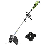 Greenworks Elektro-Rasentrimmer 230V 1200W 40cm Schnittbreite 2mm Faden/Messer,...