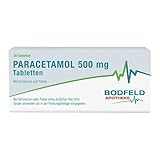 PARACETAMOL 500 mg Tabletten Bodfeld Apotheke 20 St - bei leichten bis mäßigen...