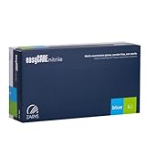 Nitrilhandschuhe, EASYCARE, 100 Stück, Größe L, blau/Box mit 100 Handschuhen