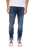 Herren Jack & Jones Jeans Tim Straight Legs Slim Fit Flat Front Tim ORIGINAL,...