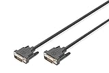 DIGITUS DVI Anschlusskabel, DVI(24+1), St/St, 2.0m, DVI-D Dual Link - Schwarz