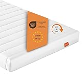 sleepling Matratze 90 x 200 x 11 cm, Rollmatratze Duo Wendematratze, Komfort-...
