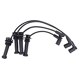 Doo Engy 4 Stücke Zündleitung Zündkabelsatz für B Max C Max Fiesta MK4 MK5...