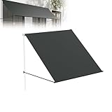 XMTECH Fallarmmarkise 150 x 145 cm Balkonmarkise Sonnenschutz mit UV-Schutz &...