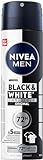 NIVEA MEN Black & White Invisible Deo Spray, Anti-Transpirant mit...