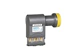 HUMAX Digital Quattro-LNB 106s Gold, Satelliten universal LNB für...