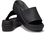 Crocs Damen Brooklyn Slide Sandalen, Schwarz, 37/38 EU