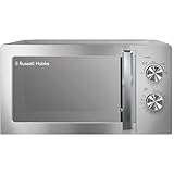 Russell Hobbs RHMM827SS Edelstahl-Mikrowelle 20 Liter 800 W nur manuell mit 5...