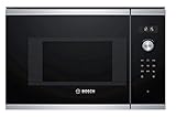 Bosch BFL524MS0 Serie 6 Einbau-Mikrowelle, 38 x 60 cm, 800 W, Drehteller 25,5cm,...