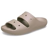 Crocs Unisex Erwachsene Classic Sandal v2 Sandalen, Taupe, 46/47 EU