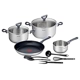 Tefal DAILY COOK Kochgeschirr-Set 11tlg., Topfset mit Pfanne, Stielkasserolle 16...