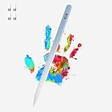 Tablet Stift für Alle Tablets，Active Touchscreen Stift Handy mit 4 POM-Spitze Magnetic Stylus Pen für iPad/Pro/Air/Mini/Phone/Samsung/Huawei/Lenovo/IOS/Android und andere Smartphone Geräte-Blau